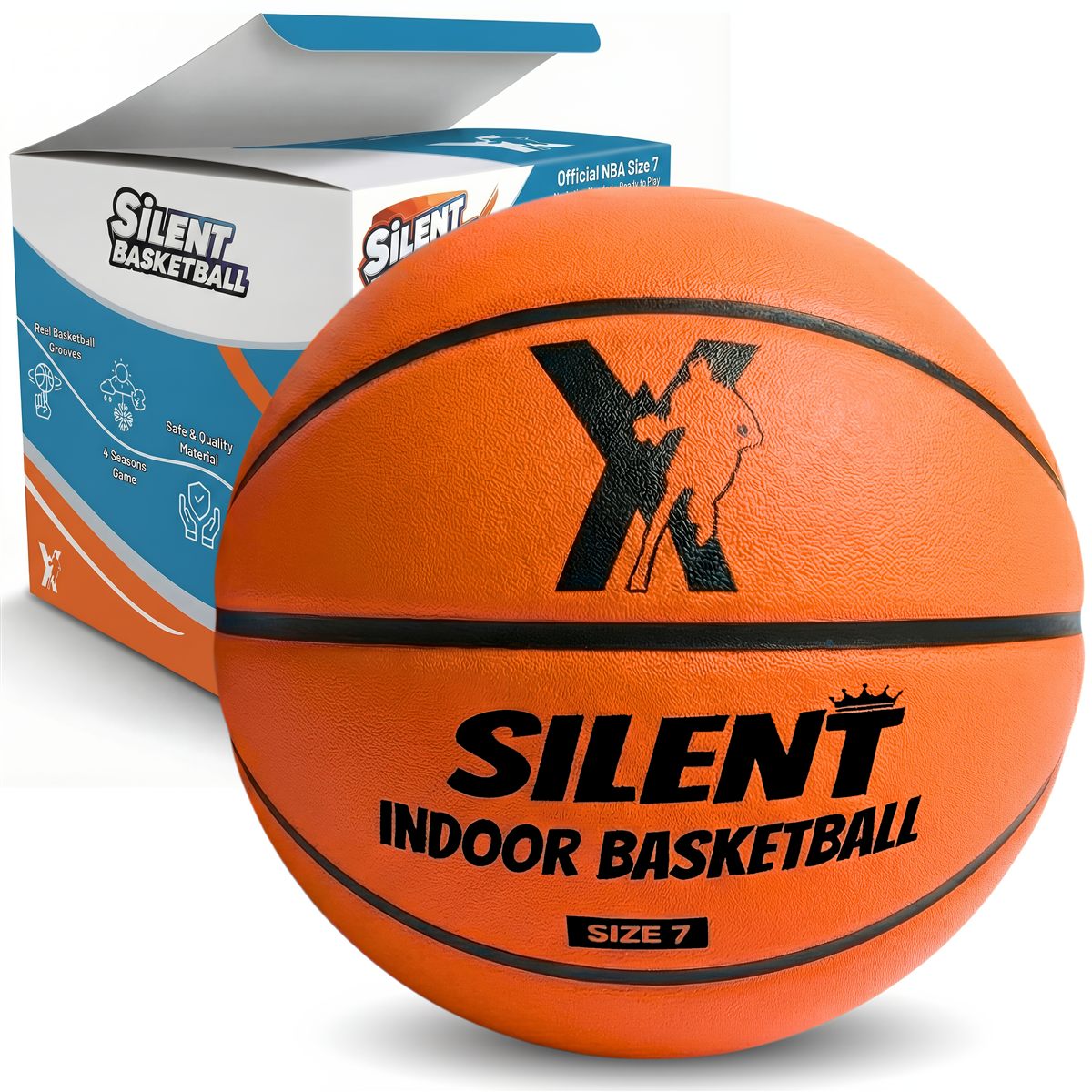 YGA Silent Basketball Premium Indoor Foam Ball