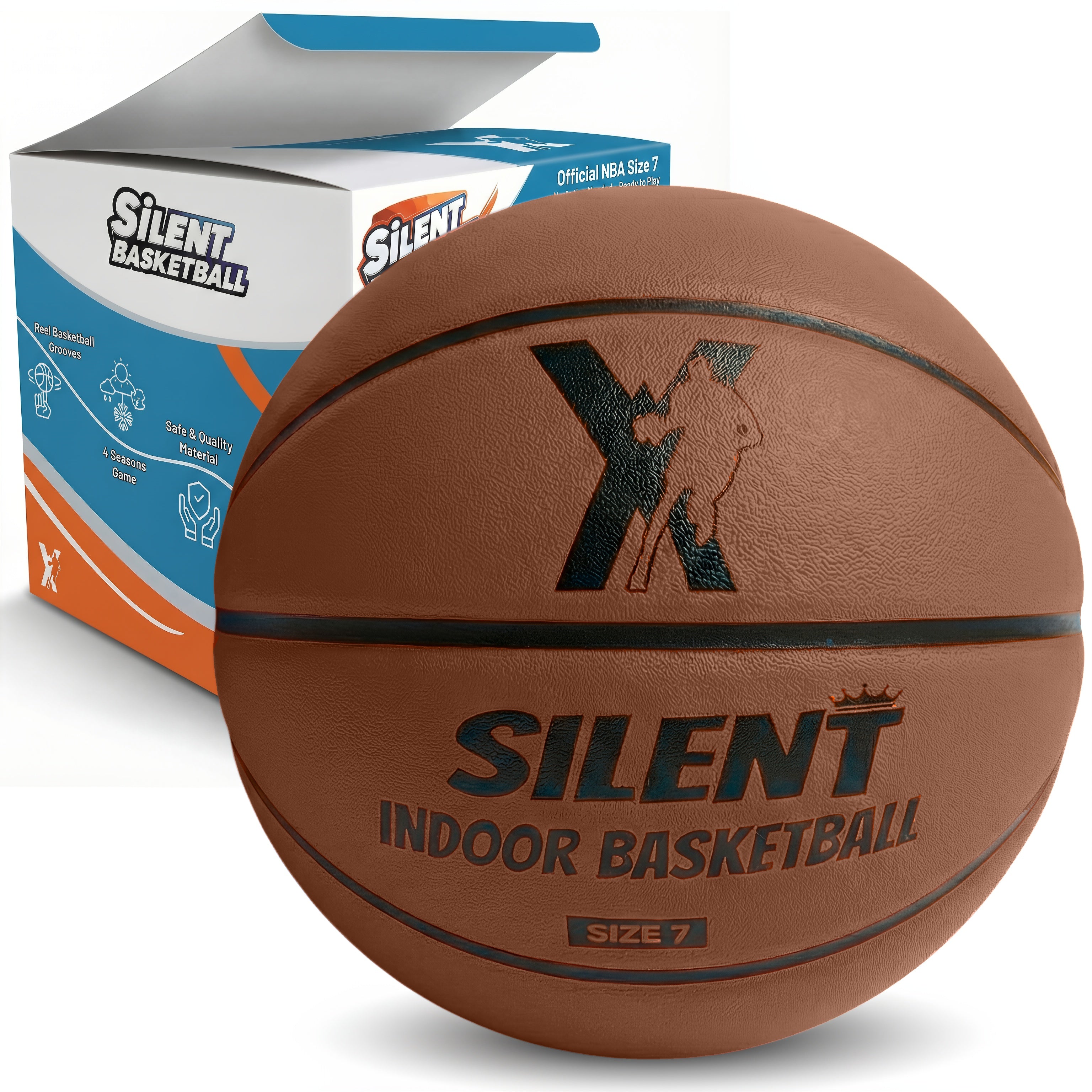 YGA Silent Basketball Official Size 7