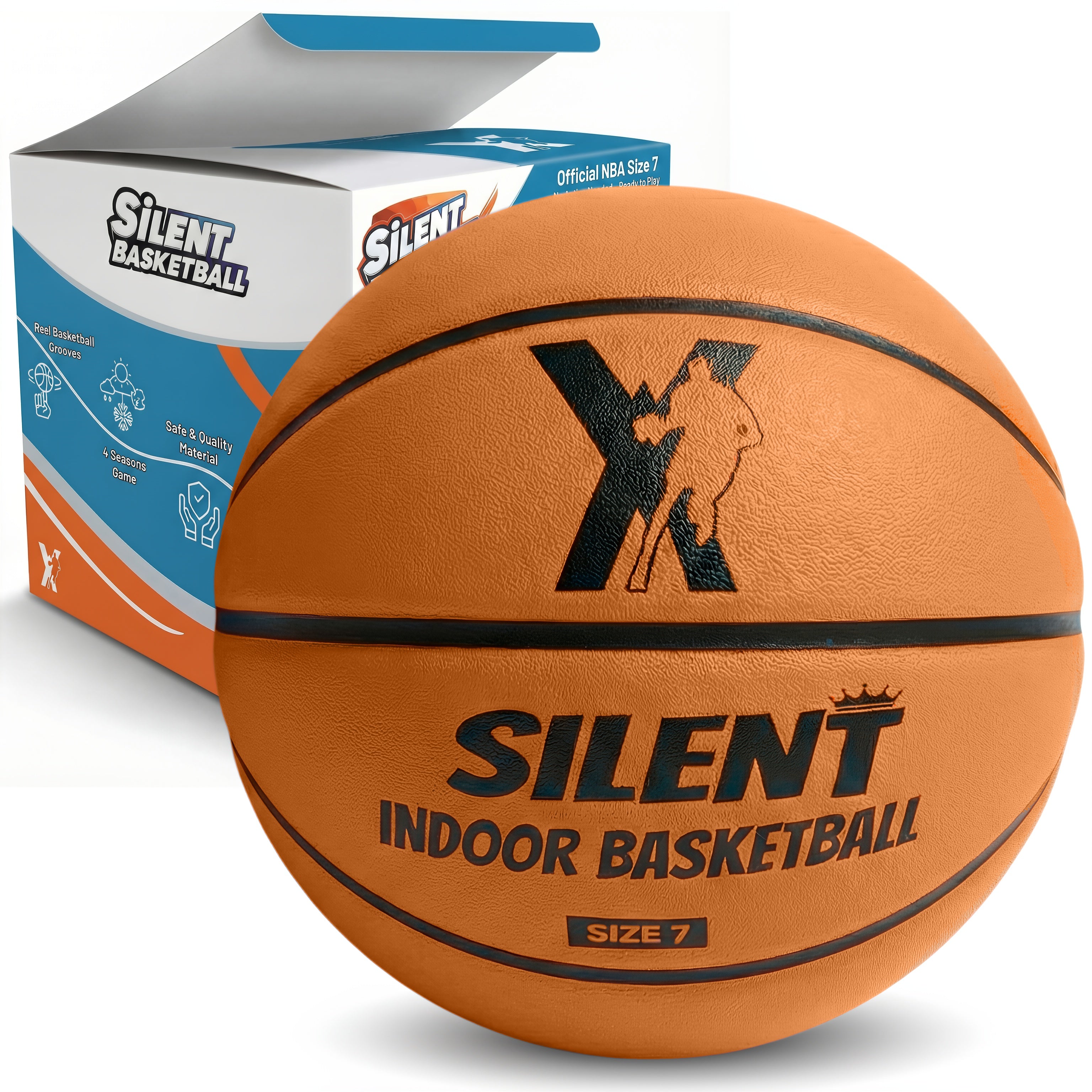 YGA Silent Basketball Official Size 7