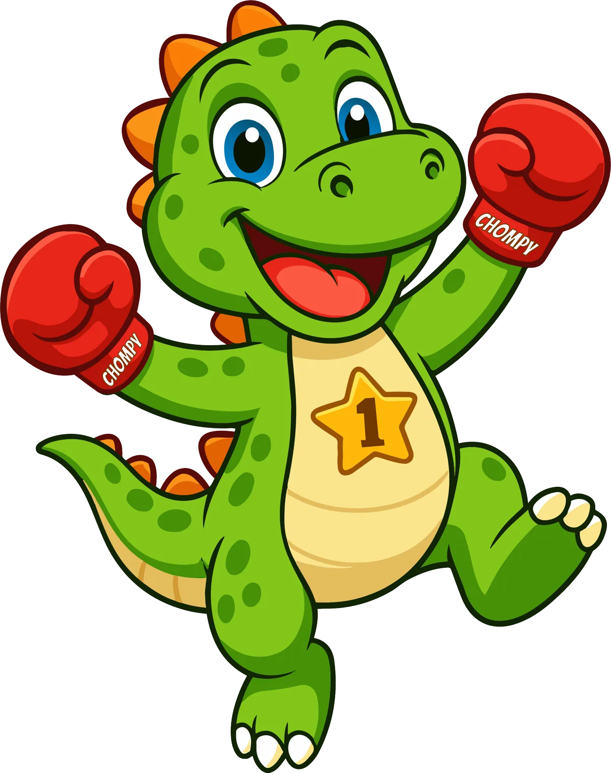 Chompy the dino character