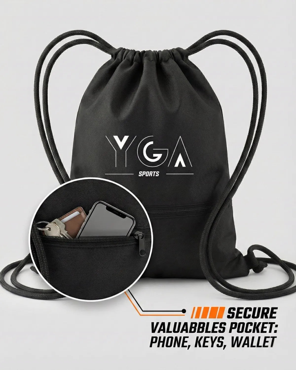 YGA Pro Sports Gear: Drawstring Bag, Arm Sleeves, and Wristbands - photo 6