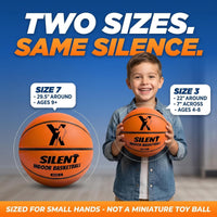 Two sizes, same silence - Size 7 vs Size 3